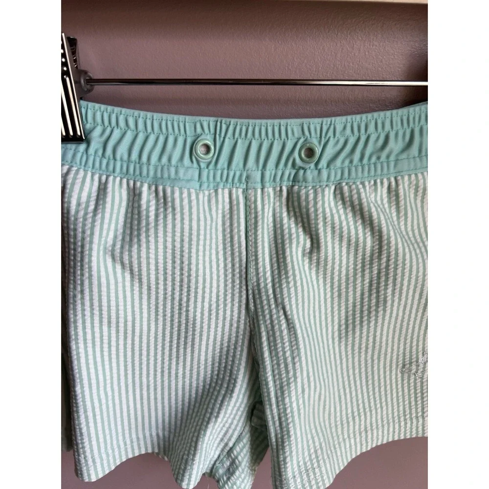 Properly Tied Boys Seersucker Swim Trunks Green Size‎ 18 Months